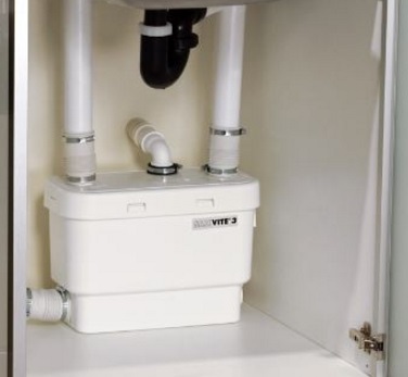 Installation sanibroyeur 